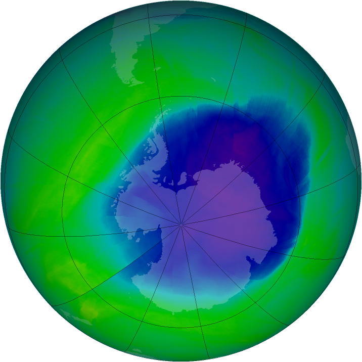 Ozone Map 2008-11-01